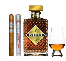  I.W. Harper 15yr | Cigar & Glencairn Gift set | Bourbon Whiskey