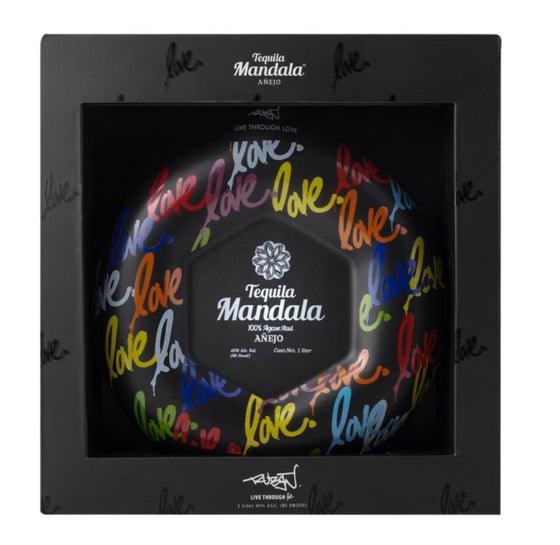 Mandala Anejo Tequila | LOVE limited edition Bottle with Ruben Rojas